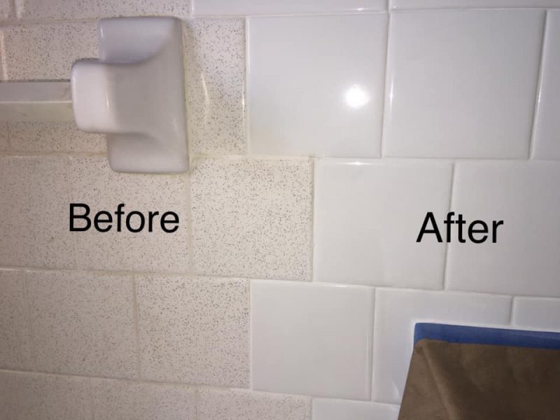 Tile Resurfacing Before and After