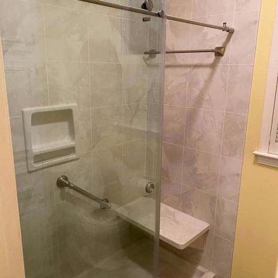 Shower with Tile Pattern| Shower Replacement in Montgomery, AL